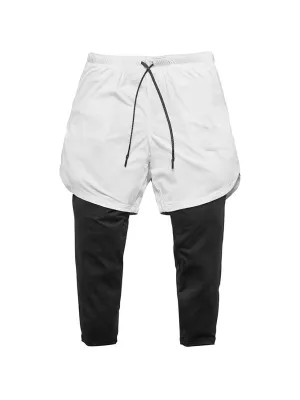 Casual Basketball Running And Fitness Two-In-One Shorts