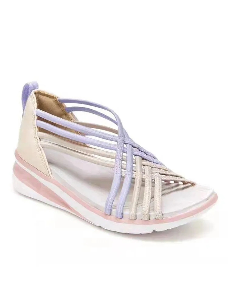 Casual Multi-Wedge Sandals