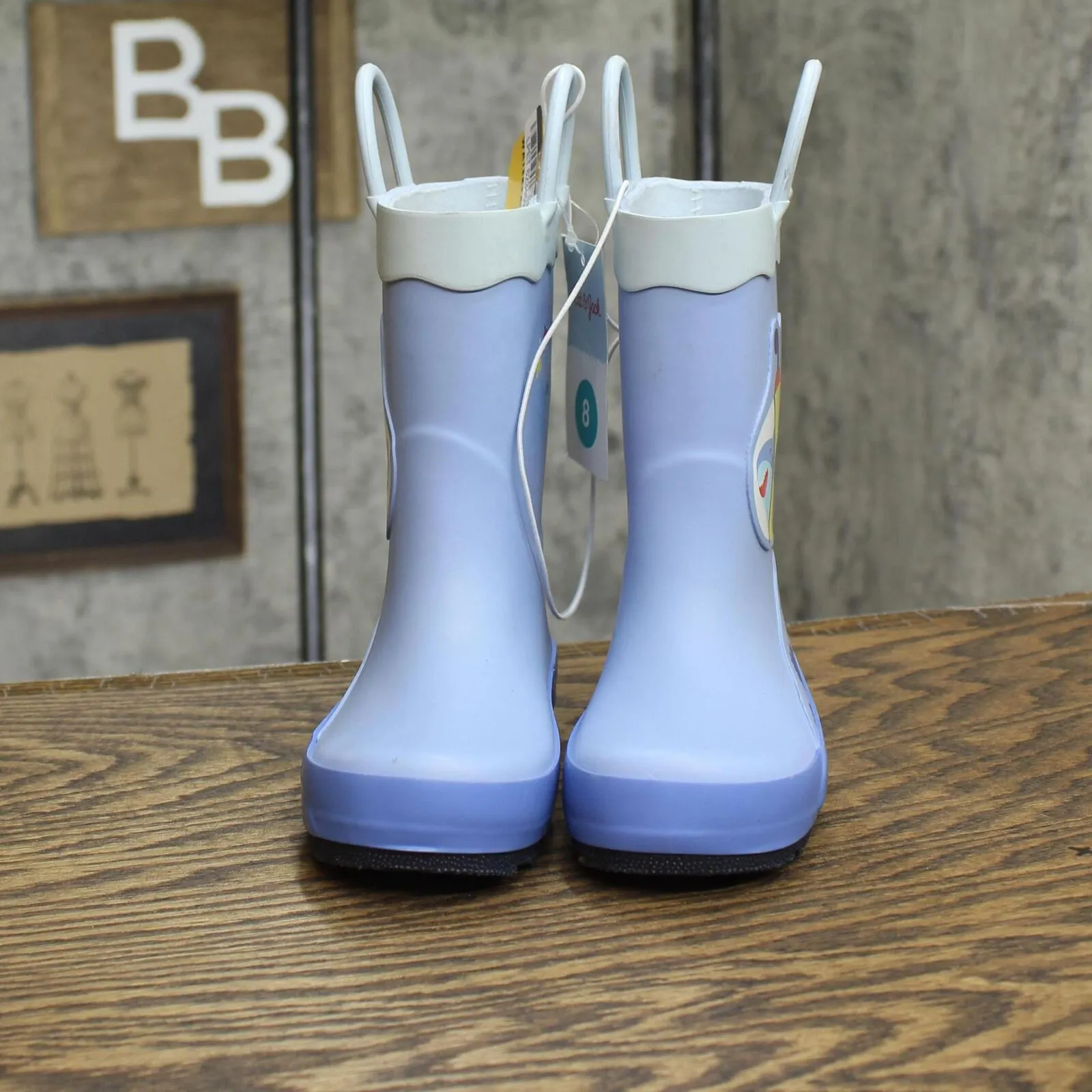 Cat & Jack Toddler Boys Jasper Pull-On Rain Boots 86806905 Blue 8T
