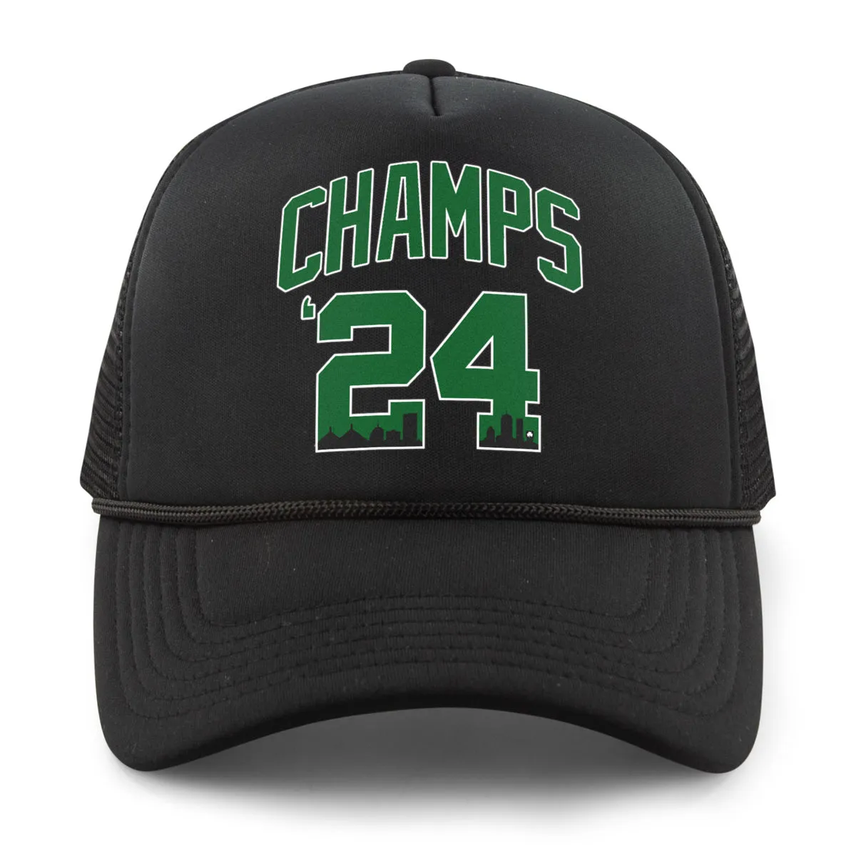 Champs '24 Boston Basketball Foam Trucker Hat