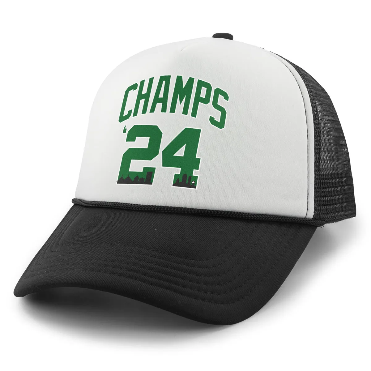Champs '24 Boston Basketball Foam Trucker Hat