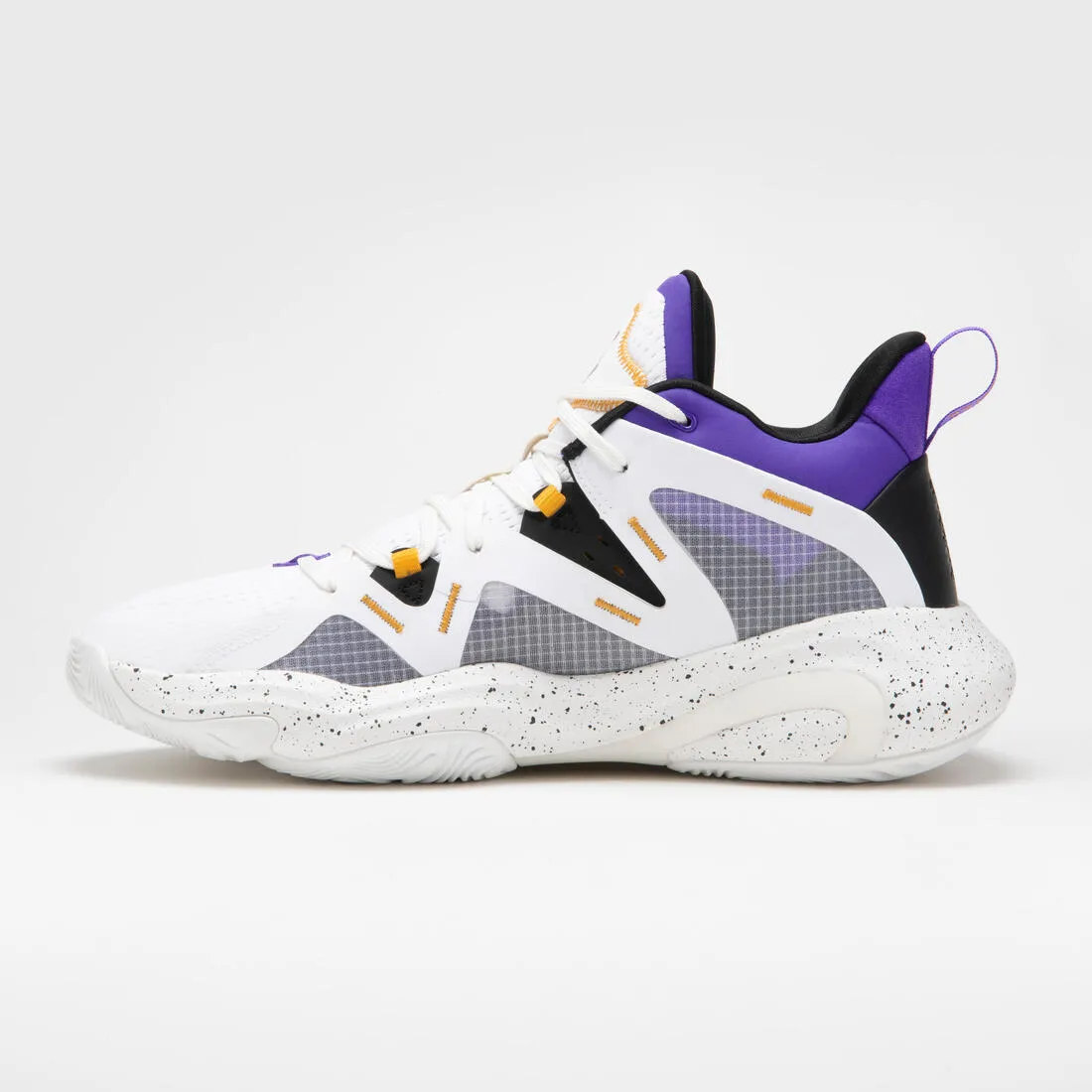 CHAUSSURES DE BASKETBALL LOS ANGELES LAKERS HOMME/FEMME -  900 NBA MID-3 BLANC