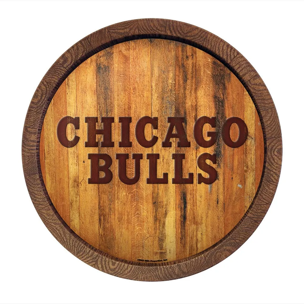 Chicago Bulls: Logo - "Faux" Barrel Top Sign