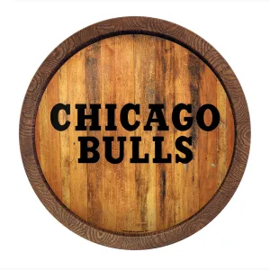 Chicago Bulls: Logo - "Faux" Barrel Top Sign
