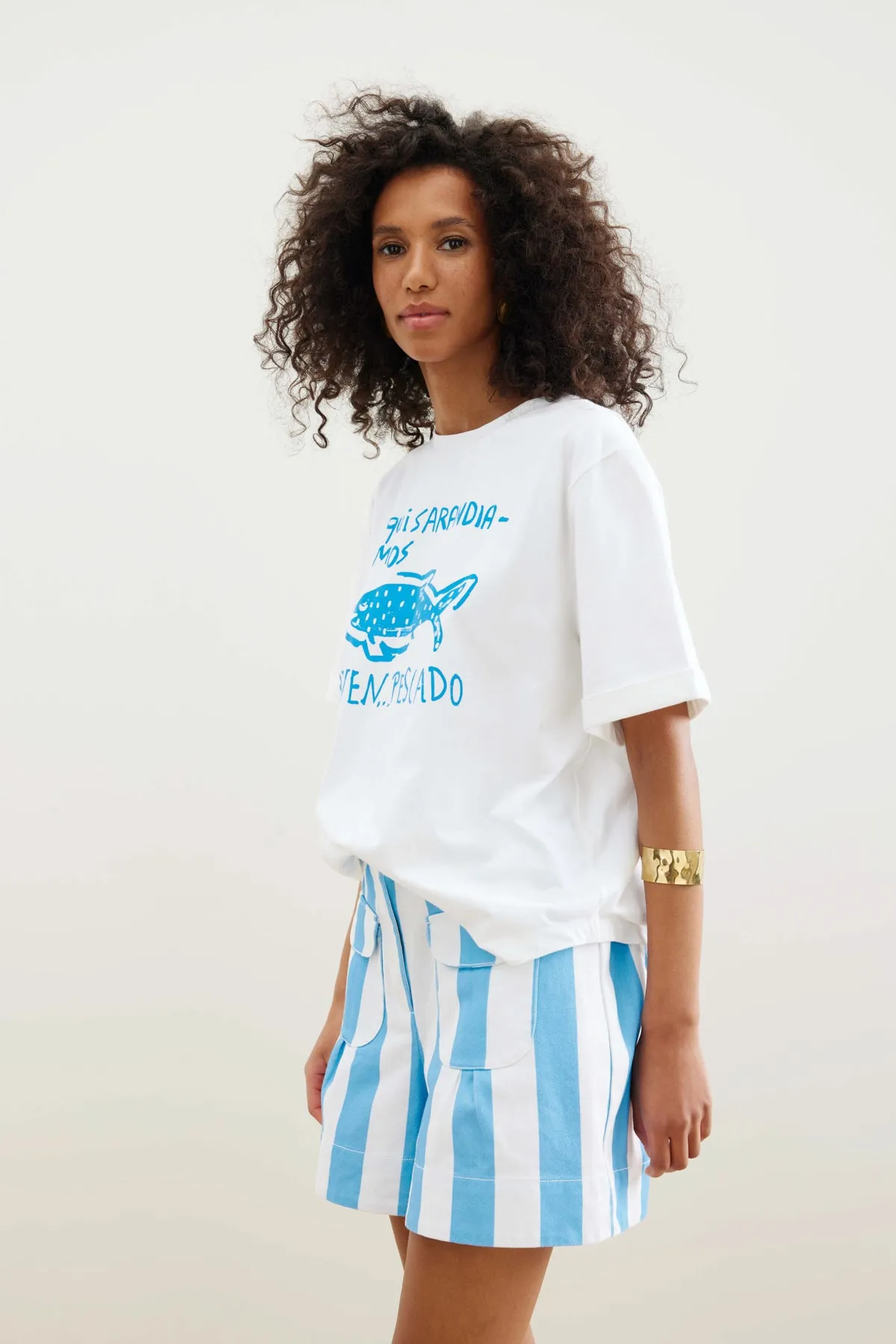 CON'S FRUIT & VEG. Blue. LAST ONE! SIZE 16 ONLY!