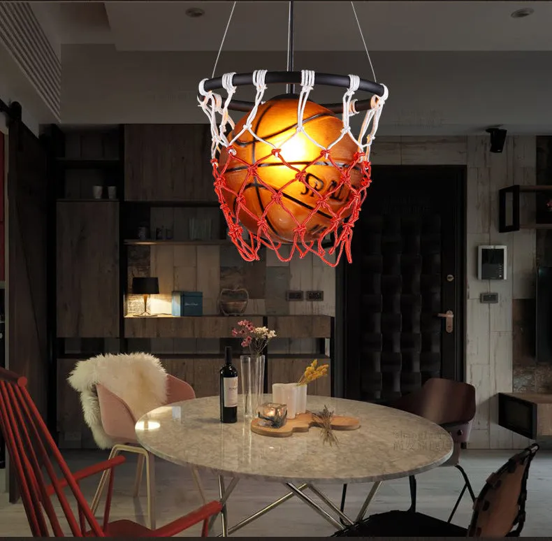 Creative Basketball Pendant Light