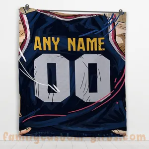 Custom Premium Quilt Blanket Denver Jersey Basketball Personalized Quilt Gifts for Her & Him