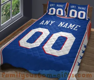 Custom Quilt Sets Philadelphia Jersey Personalized Basketball Premium Quilt Bedding for Men Women