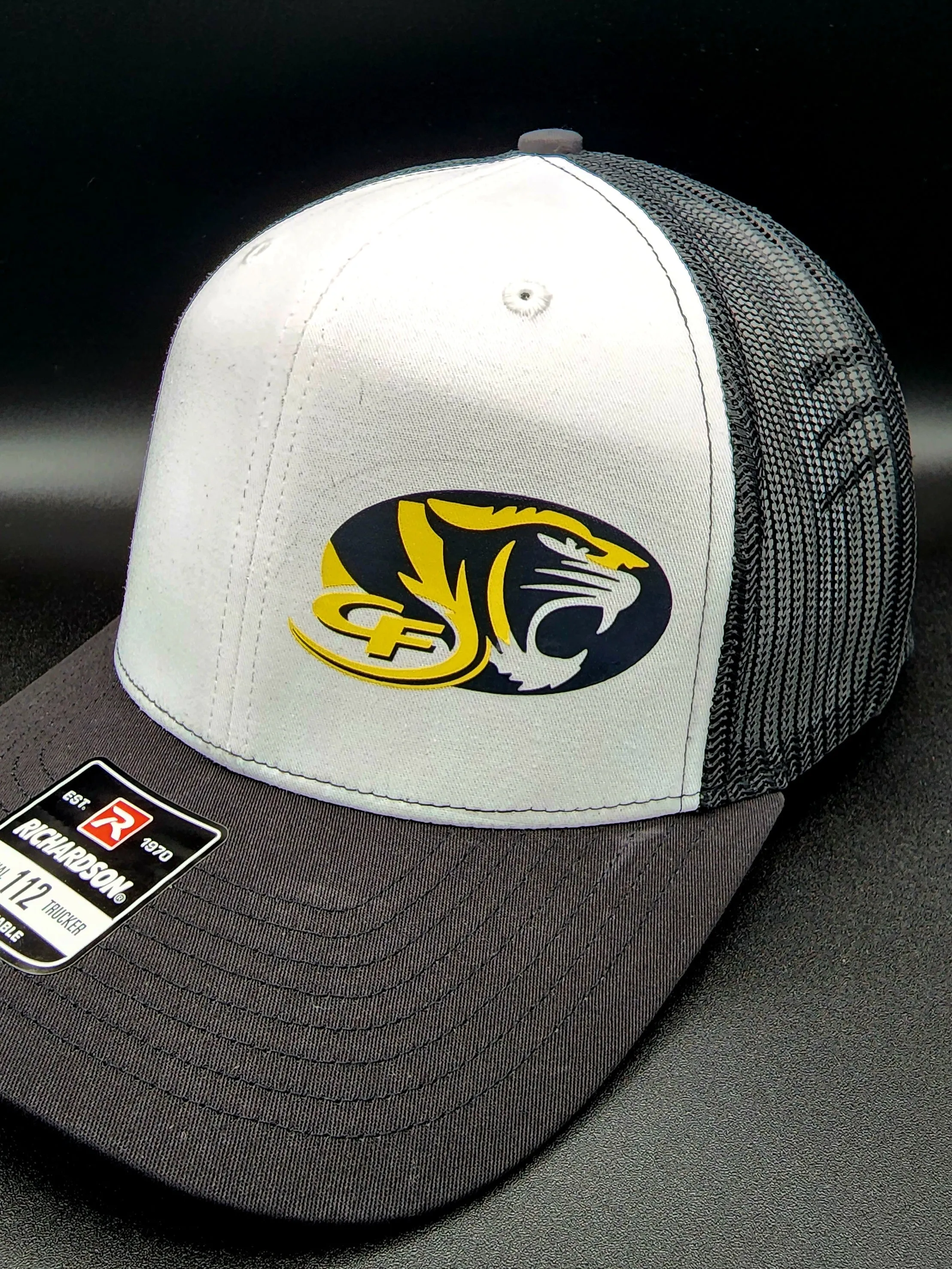 Cuyahoga Falls Black Tigers Snapback Trucker Hat