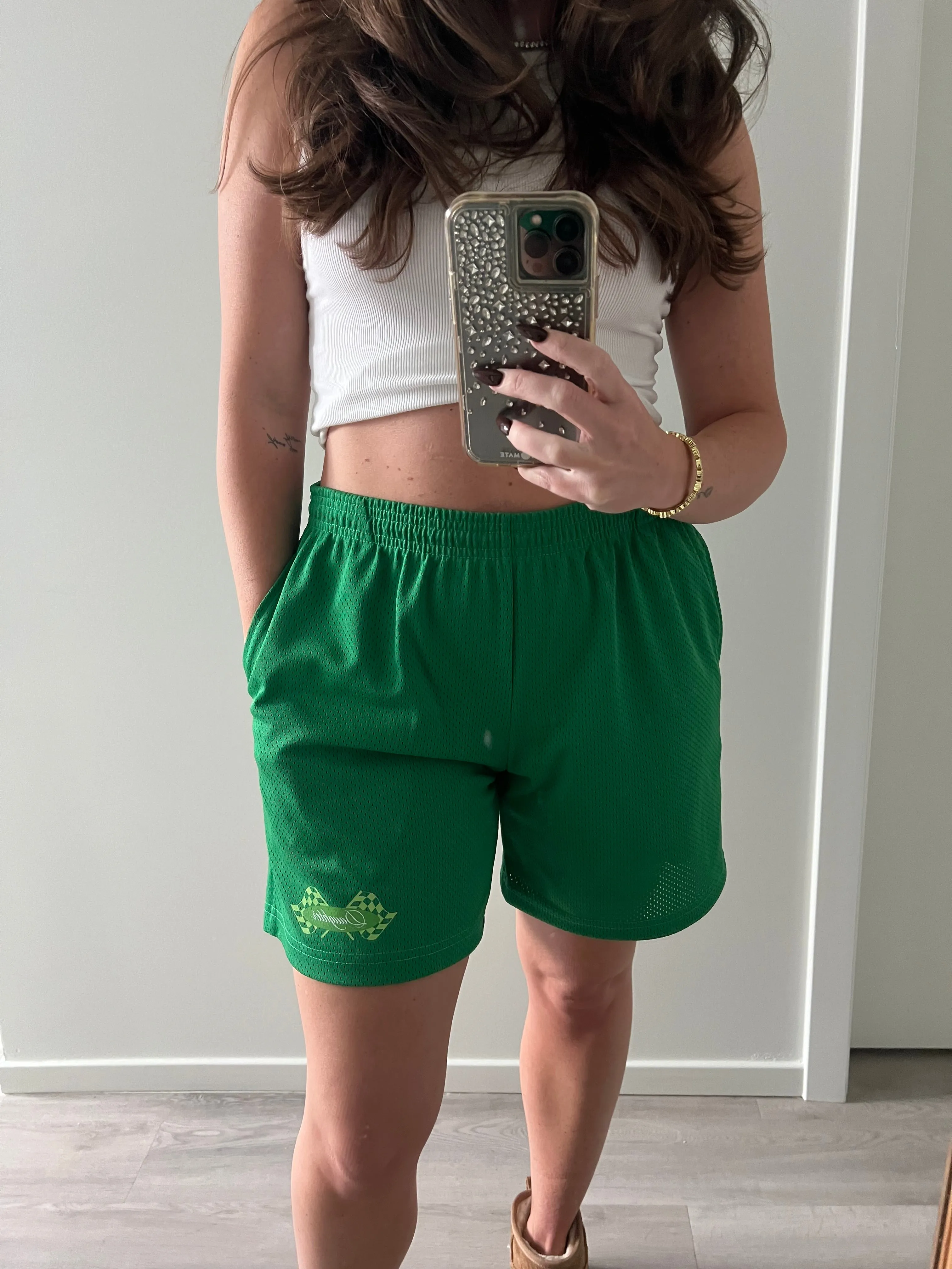DAUGHTER RACING MESH SHORTS