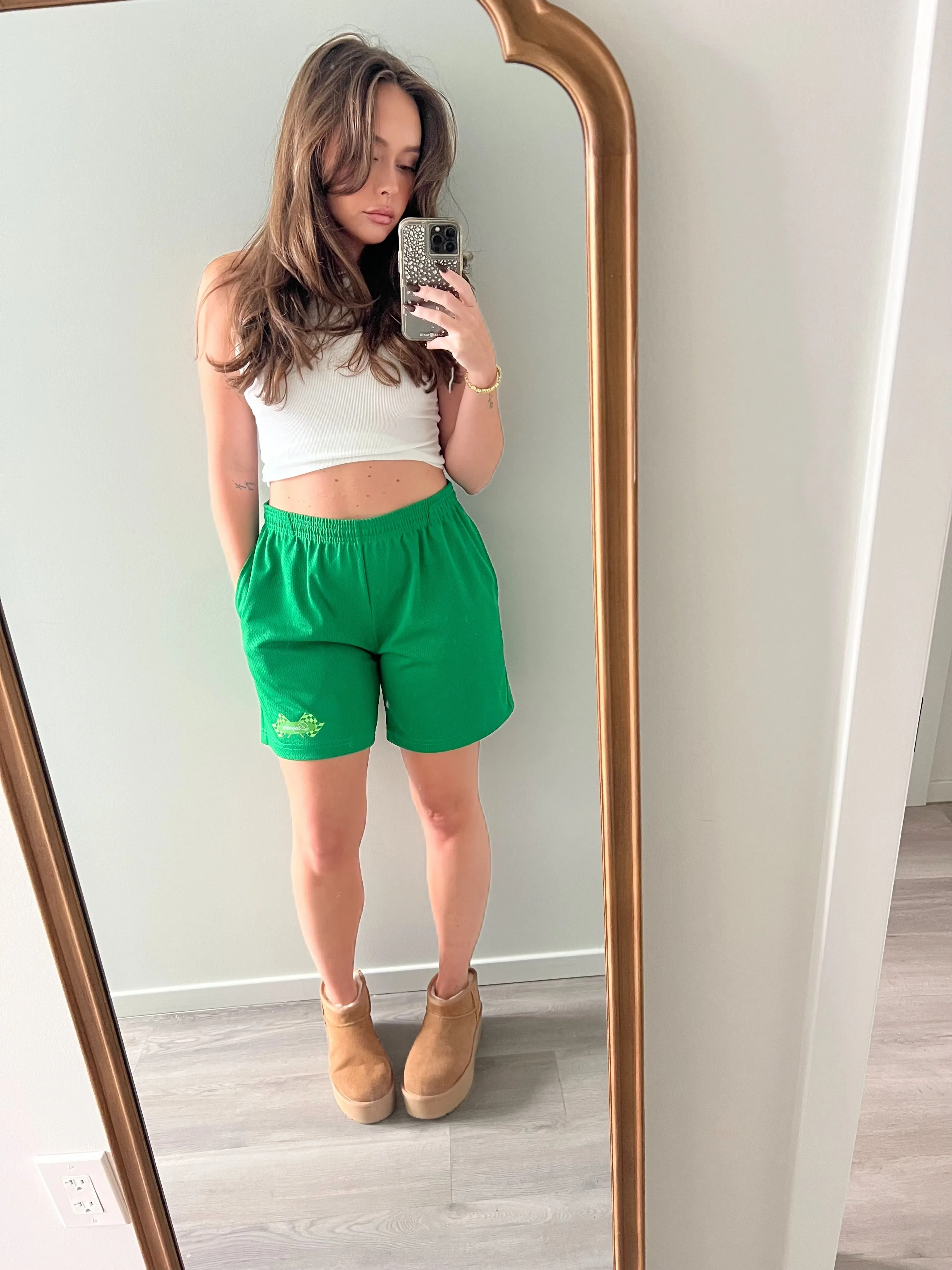 DAUGHTER RACING MESH SHORTS