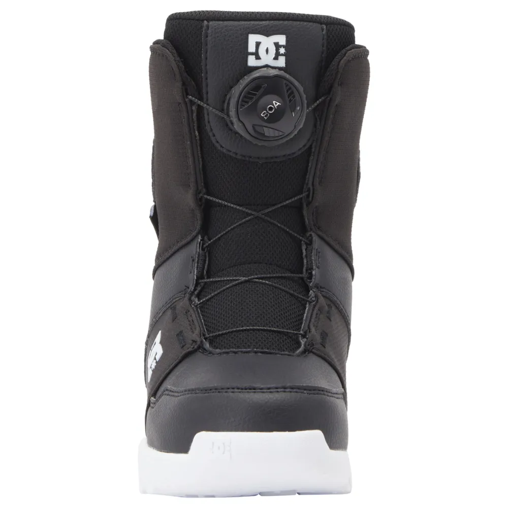 DC Kids Scout Boa Snowboard Boots - Black/White