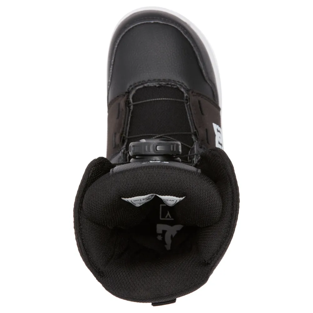 DC Kids Scout Boa Snowboard Boots - Black/White