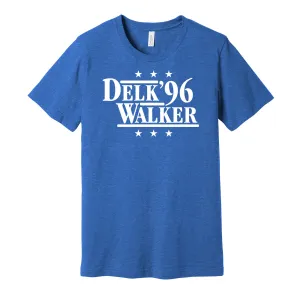 Delk & Walker '96 - Kentucky Basketball Political Campaign Parody T-Shirt - Hyper Than Hype Shirts