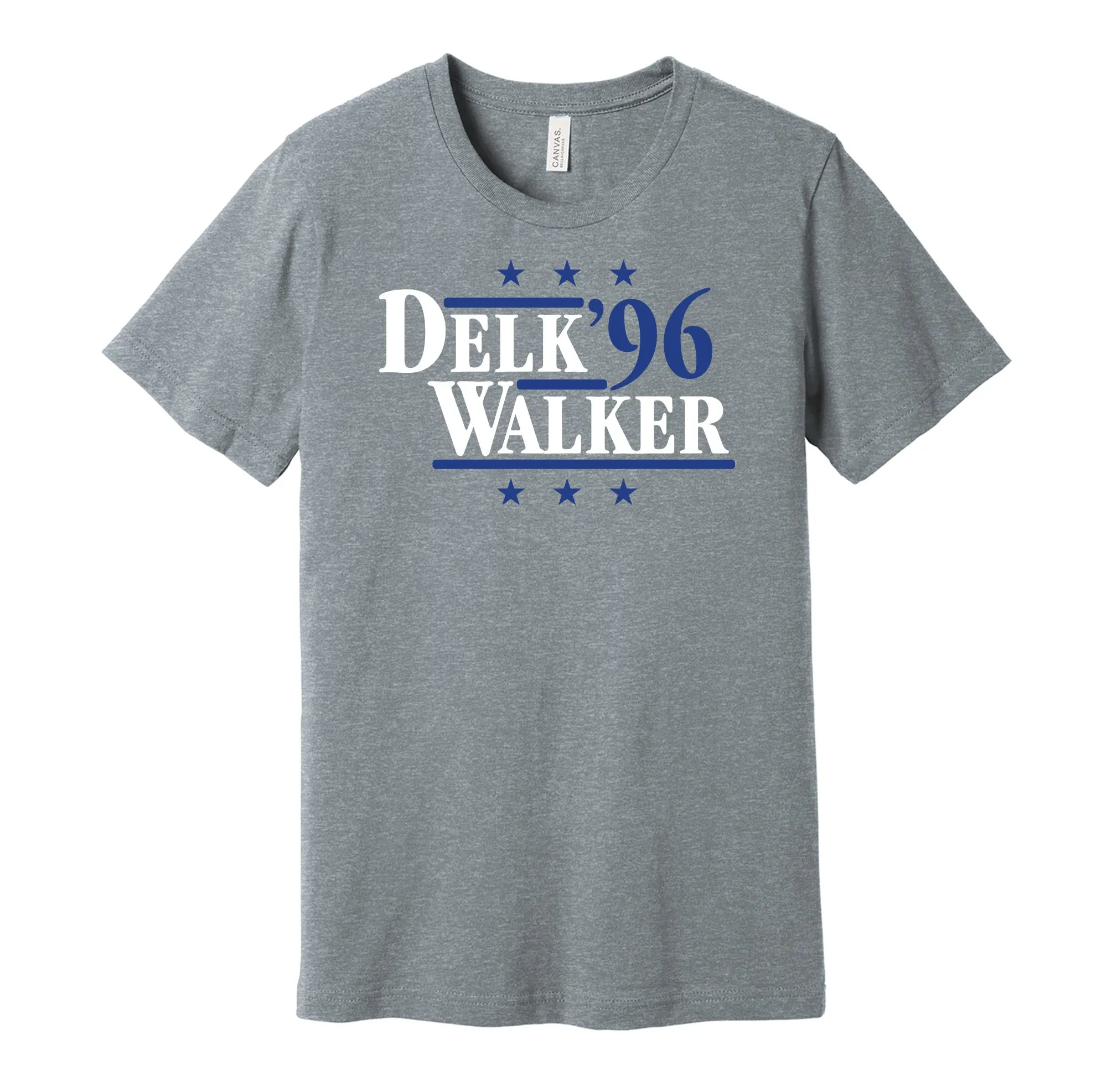 Delk & Walker '96 - Kentucky Basketball Political Campaign Parody T-Shirt - Hyper Than Hype Shirts