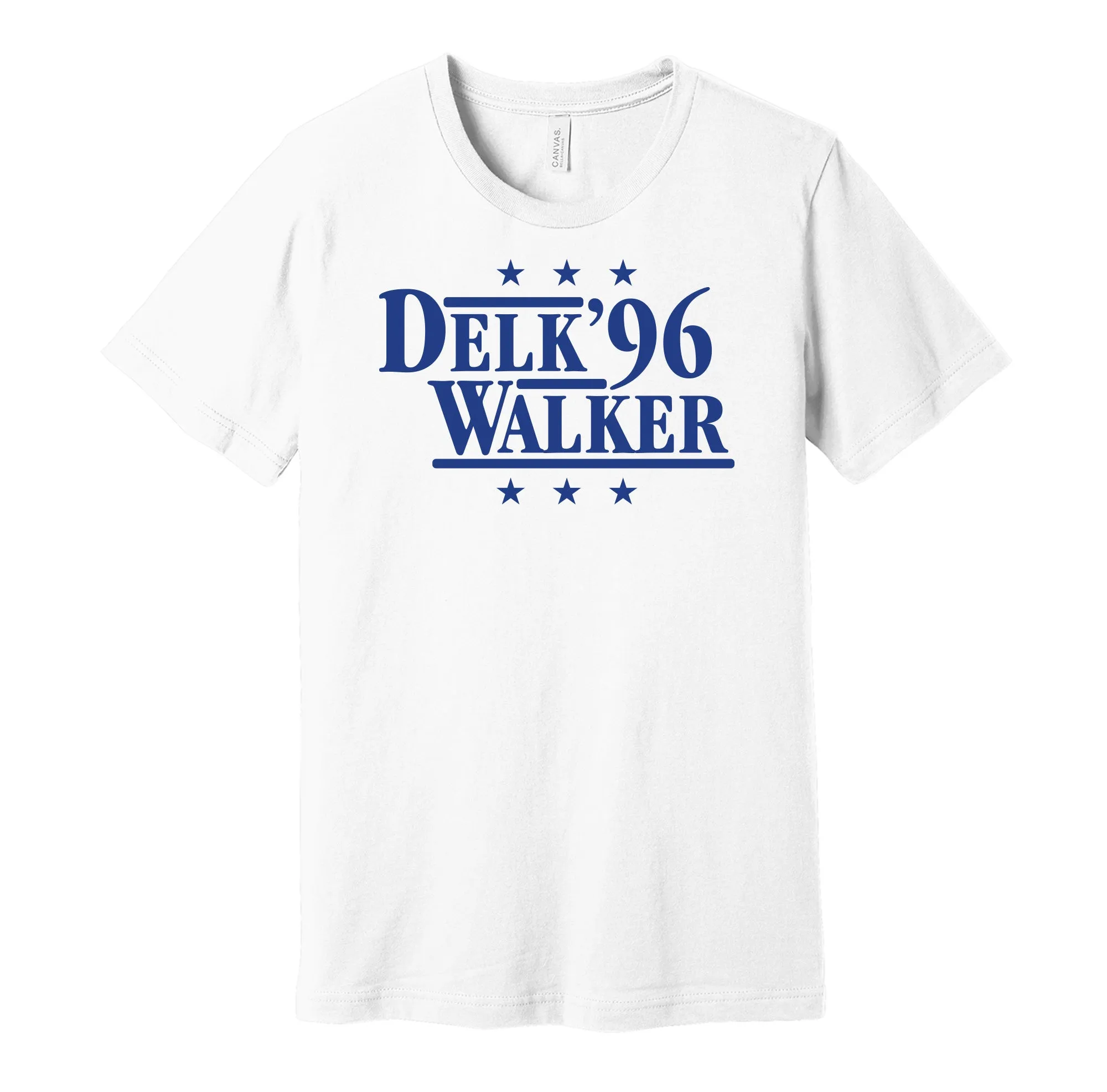 Delk & Walker '96 - Kentucky Basketball Political Campaign Parody T-Shirt - Hyper Than Hype Shirts