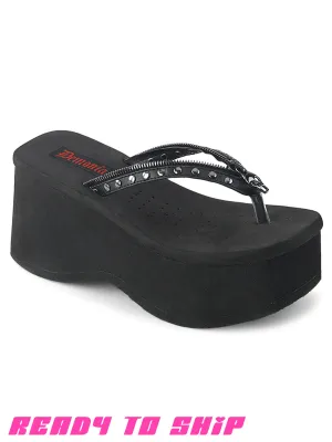 DEMONIA FUNN-33 PLATFORM SANDALS