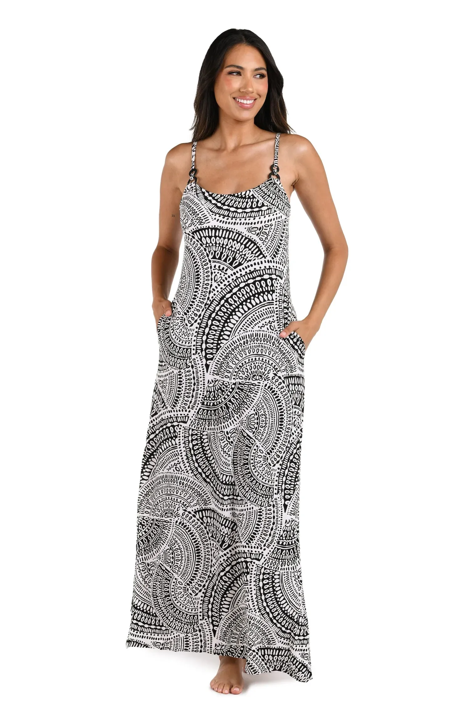 Dream Catcher Maxi Tank Cover Up Dress