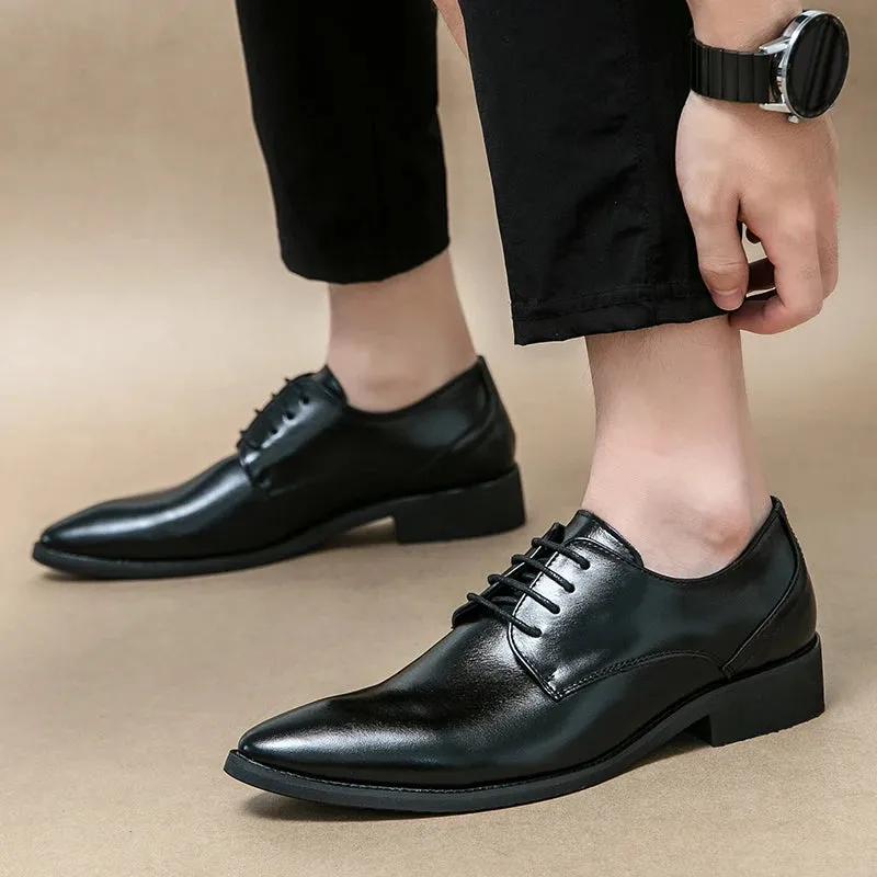 Eleganzio Handgemachte Oxfords Leder Schuhe