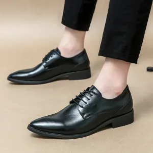 Eleganzio Handgemachte Oxfords Leder Schuhe