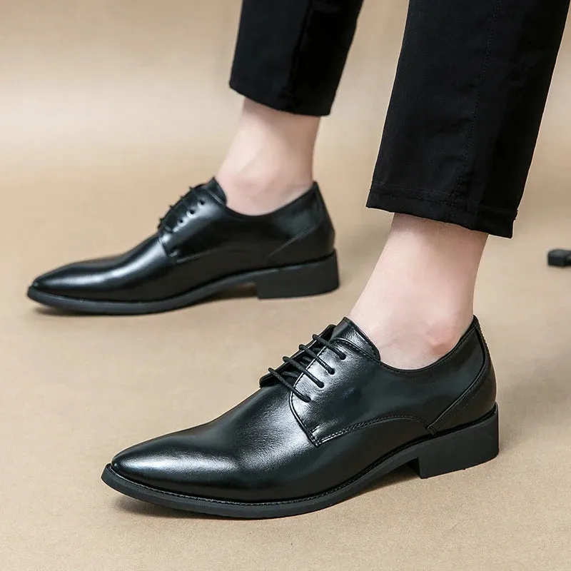 Eleganzio Handgemachte Oxfords Leder Schuhe
