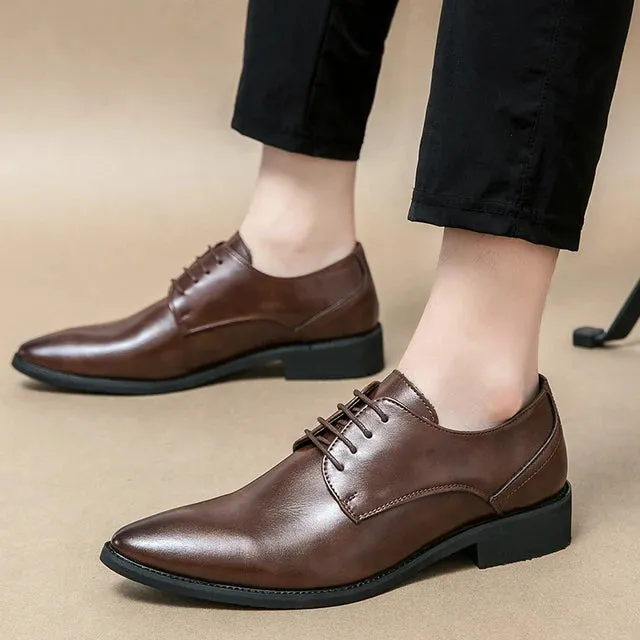 Eleganzio Handgemachte Oxfords Leder Schuhe