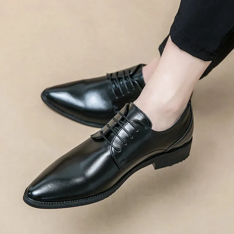Eleganzio Handgemachte Oxfords Leder Schuhe