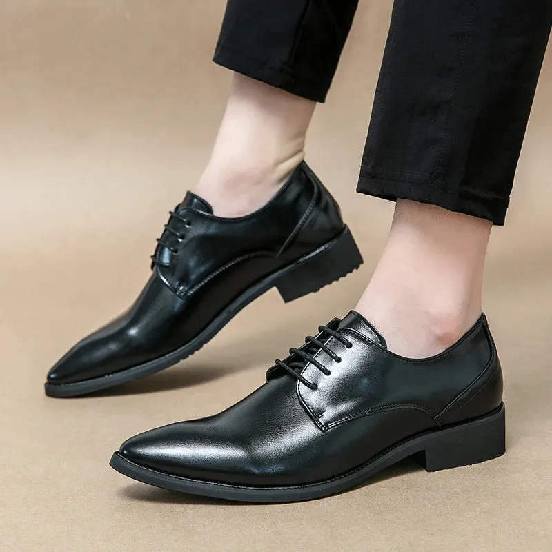 Eleganzio Handgemachte Oxfords Leder Schuhe
