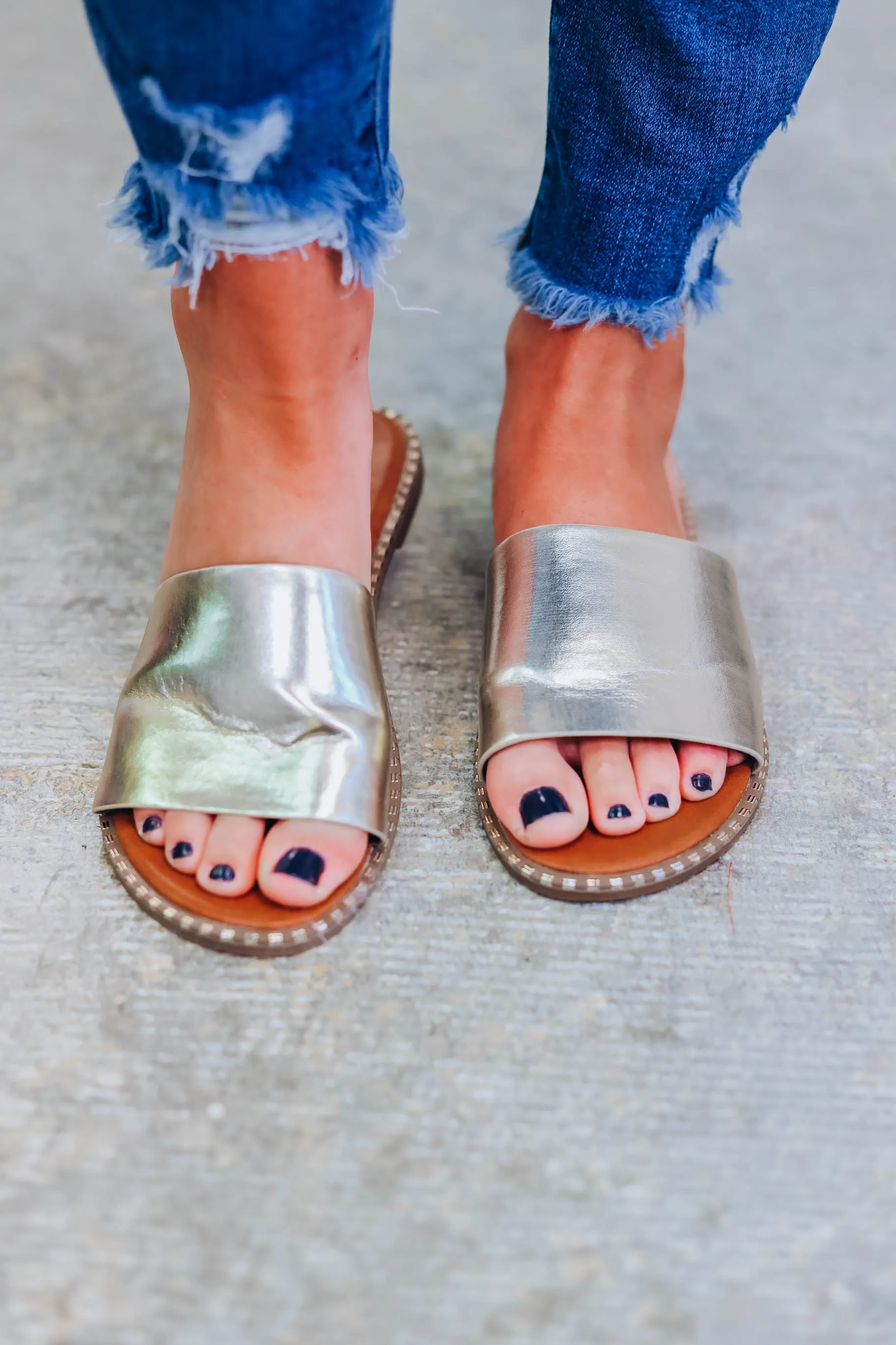 Emmy Gold Sandals