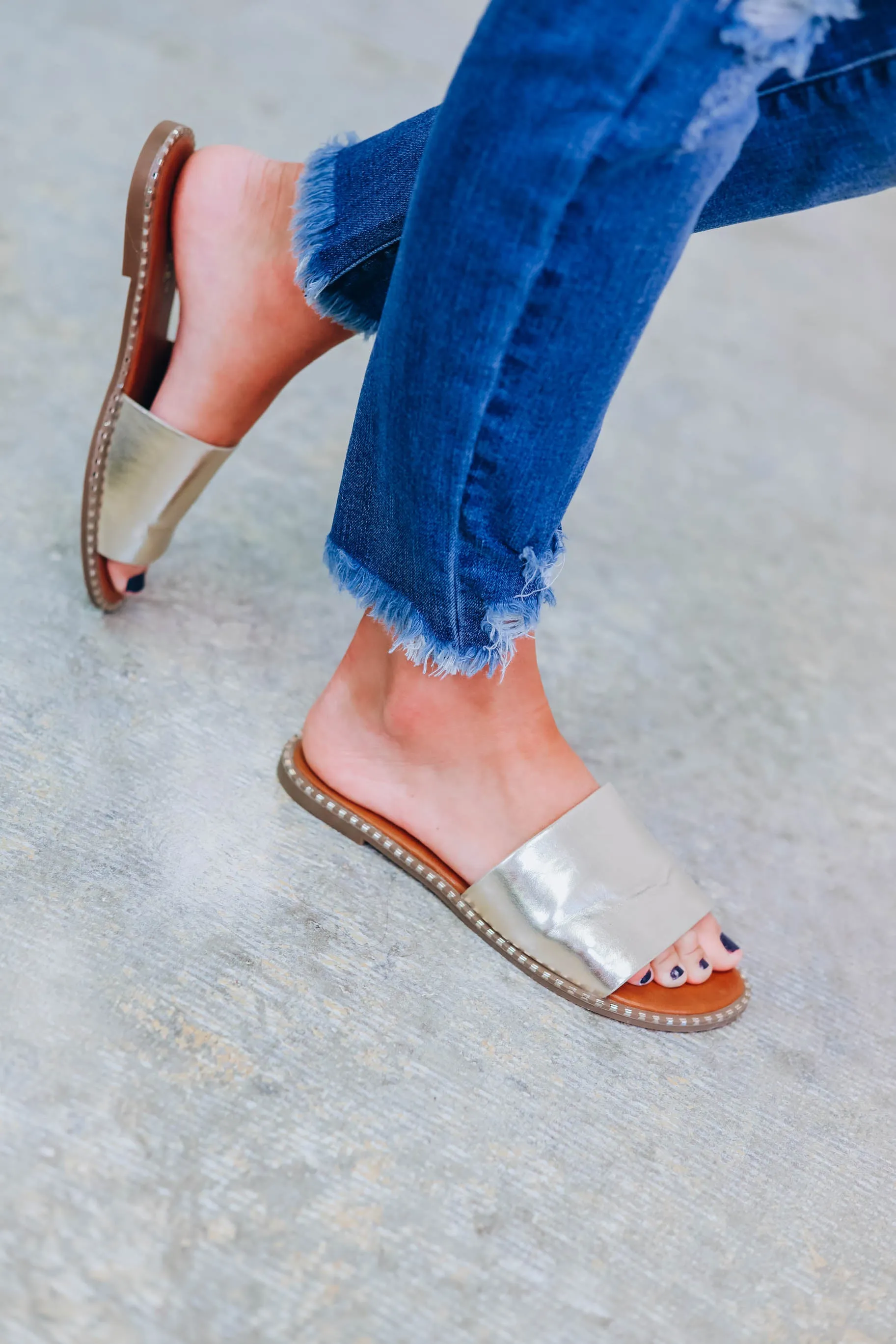 Emmy Gold Sandals