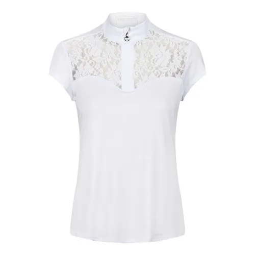 Equetech Mia Lace Competition Shirt (White)