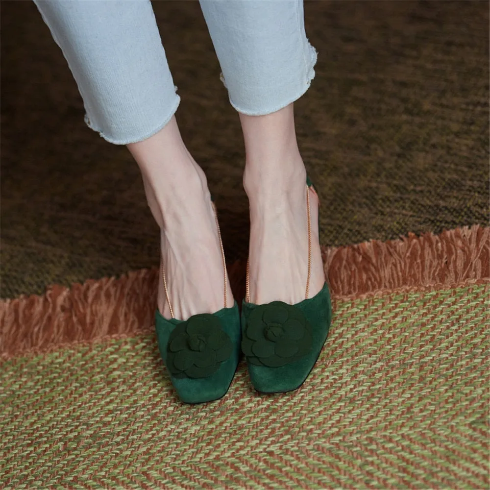 Fashion Women Kid Suede Sandals