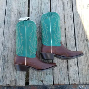 Fenoglio Boot Tobacco Smooth Ost w/ Green - FB23261333