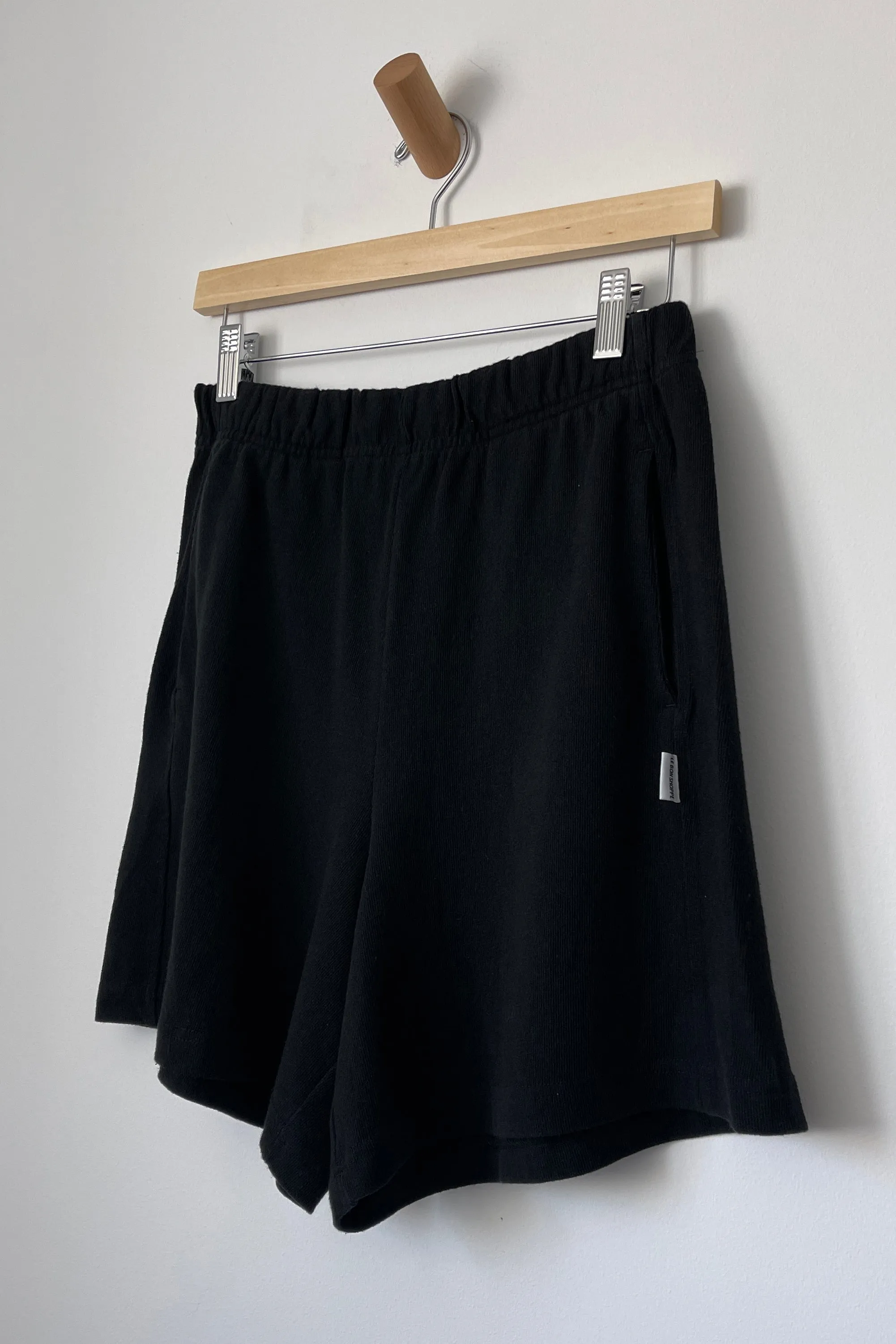 Flared Basketball Shorts in Black