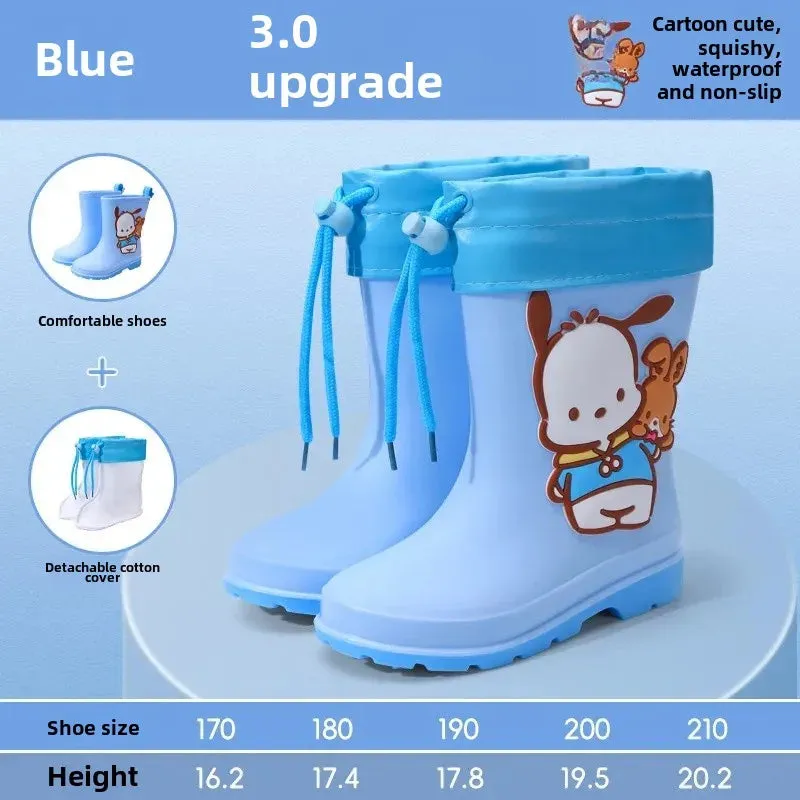 Girls Non-slip Rainy Day Water Shoes