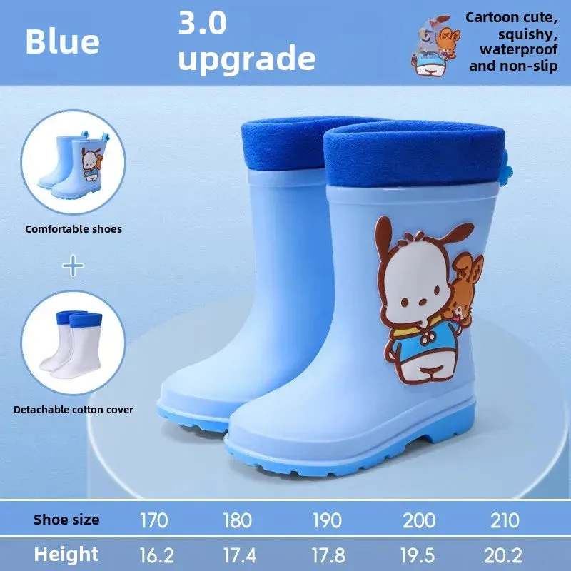 Girls Non-slip Rainy Day Water Shoes