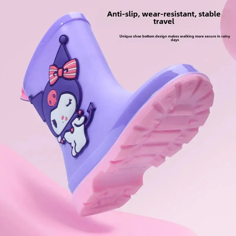 Girls Non-slip Rainy Day Water Shoes
