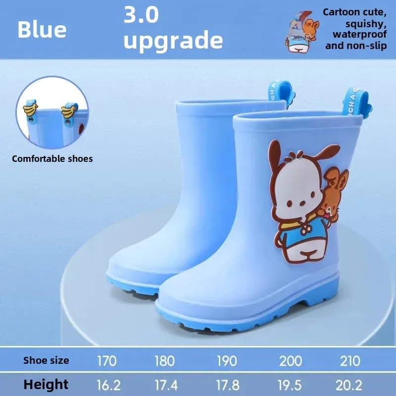 Girls Non-slip Rainy Day Water Shoes