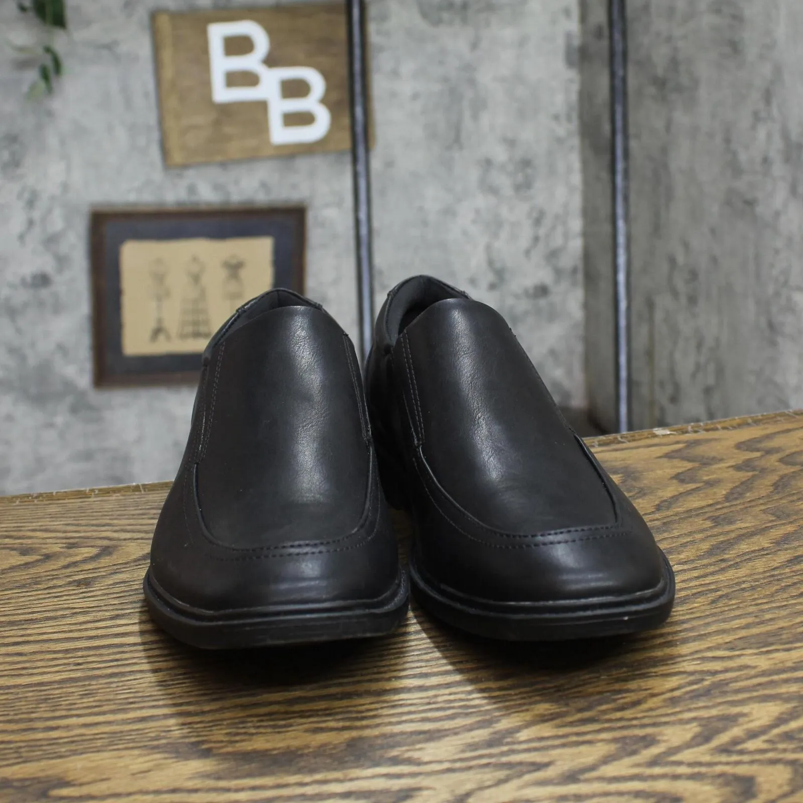 Goodfellow & Co. Mens Pull On Loafers Dress Shoes 167603250efc69 Black 9