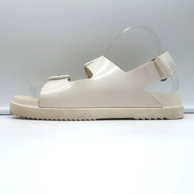 Gucci Isla Rubber Dad Sandals Off-White Size 39
