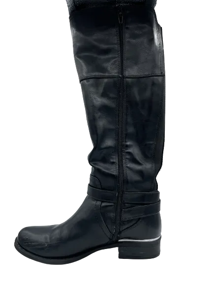 GUESS Black Tall GF Hailie Riding Boots