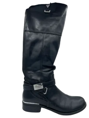 GUESS Black Tall GF Hailie Riding Boots