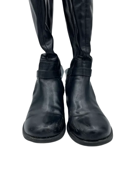 GUESS Black Tall GF Hailie Riding Boots