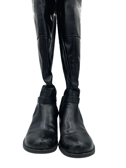 GUESS Black Tall GF Hailie Riding Boots