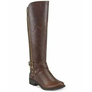 GUESS Women's 'HILLIE' Dark Brown TALL RIDING BOOTS