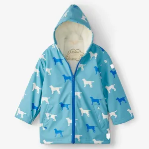 Hatley Friendly Labs Colour Changing Raincoat - Size 2