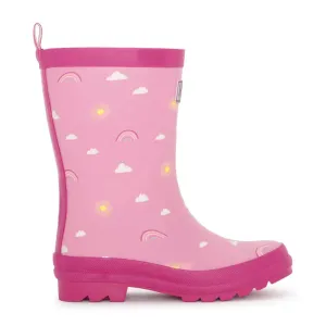 Hatley Sun Charms Matte Pink Rain Boots: Size C7 to Y1