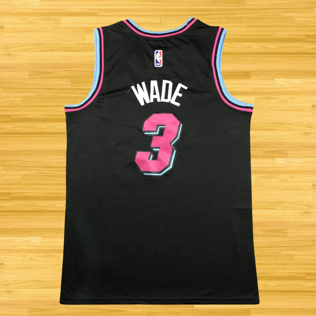 Heat - Dwyane Wade - Retro Jersey - City Black