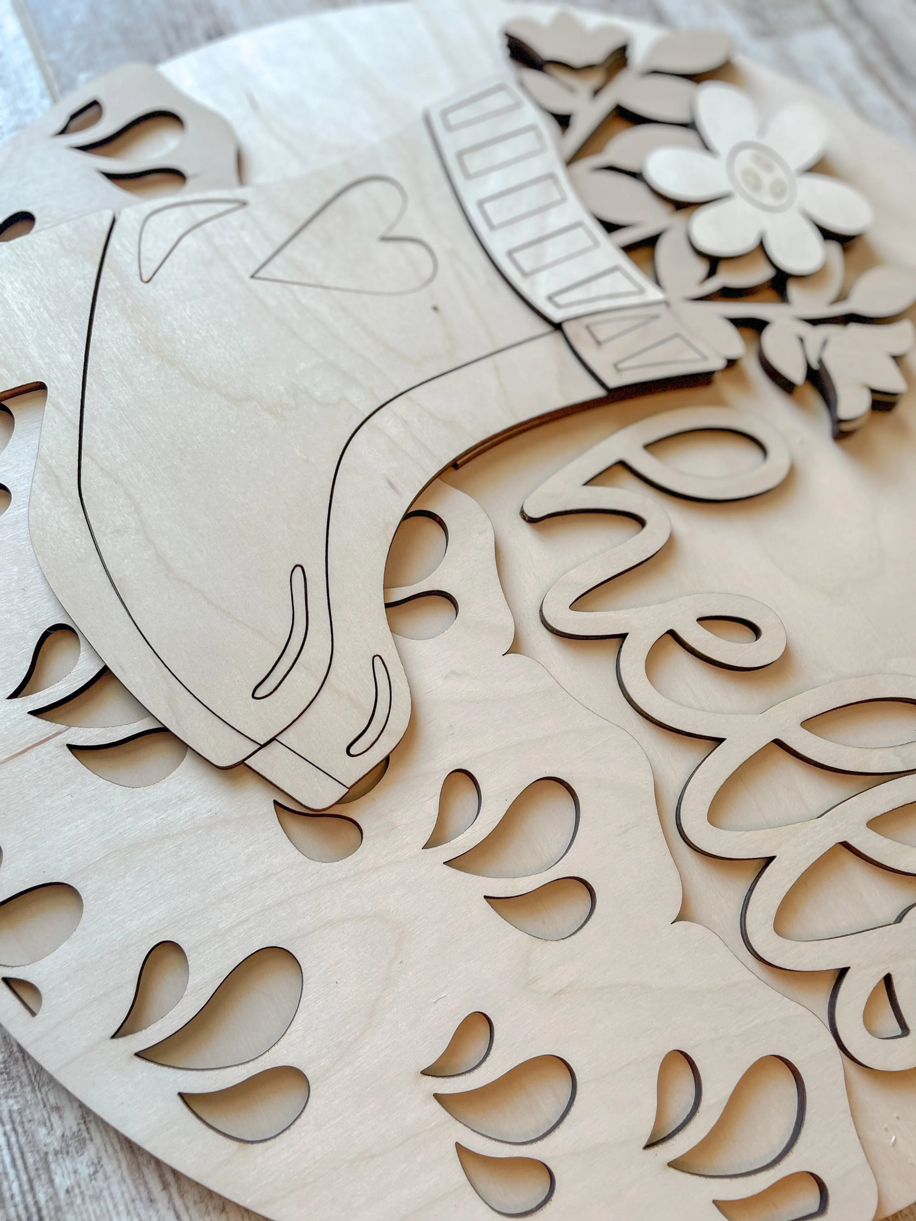 Hello Spring Rain Boots DIY Door Hanger Kit