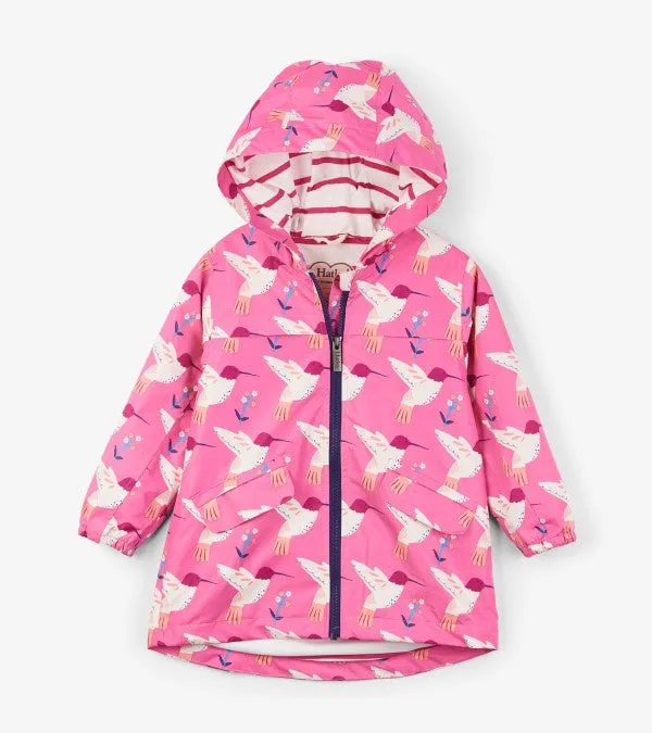 Hummingbirds Microfibre Coat